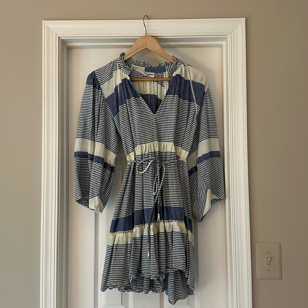 Apiece Apart Stripped Mini Dress